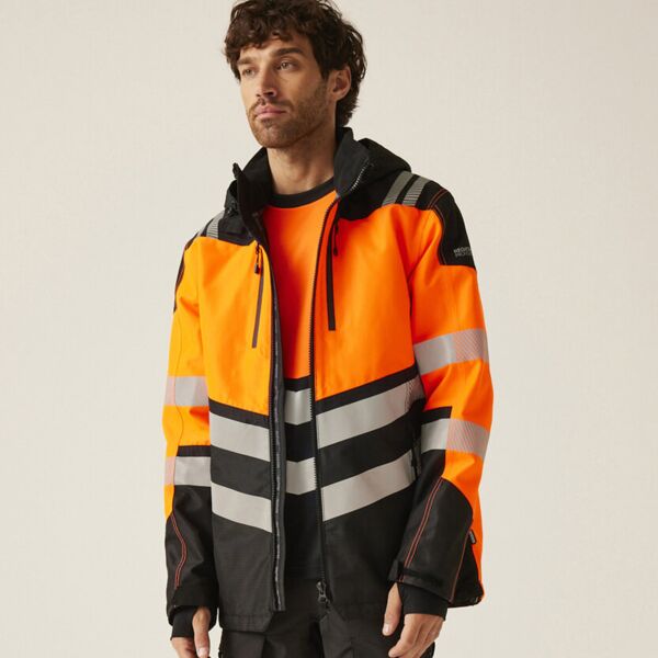 Hi-Vis X-Pro Waterproof shell jacket (Class 2) Thumbnail