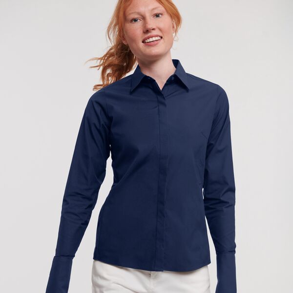 Russell Collection Ladies Ultimate Stretch Shirt Thumbnail