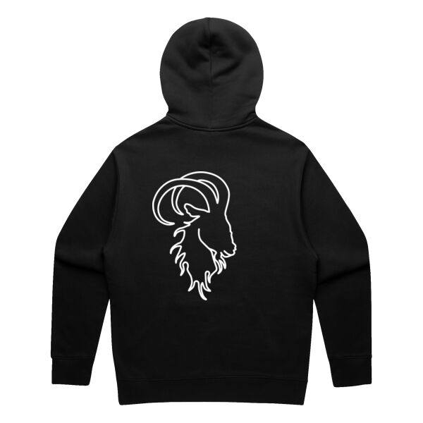 BGBC Hoodie - White Print Thumbnail